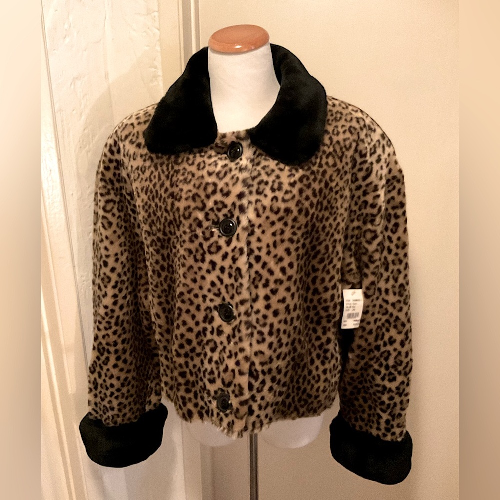Charta Faux Fur Jacket - Size Large